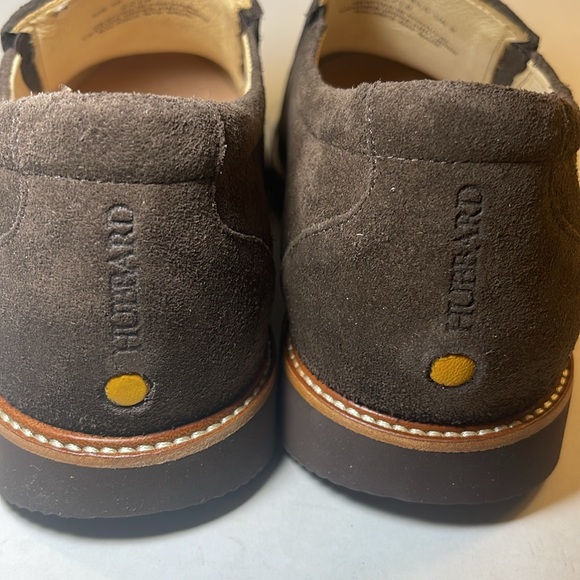Samuel Hubbard Brown Nubuck Leather Slip-On Loafers Frequent Traveler Men’s 10 M - Picture 7 of 9